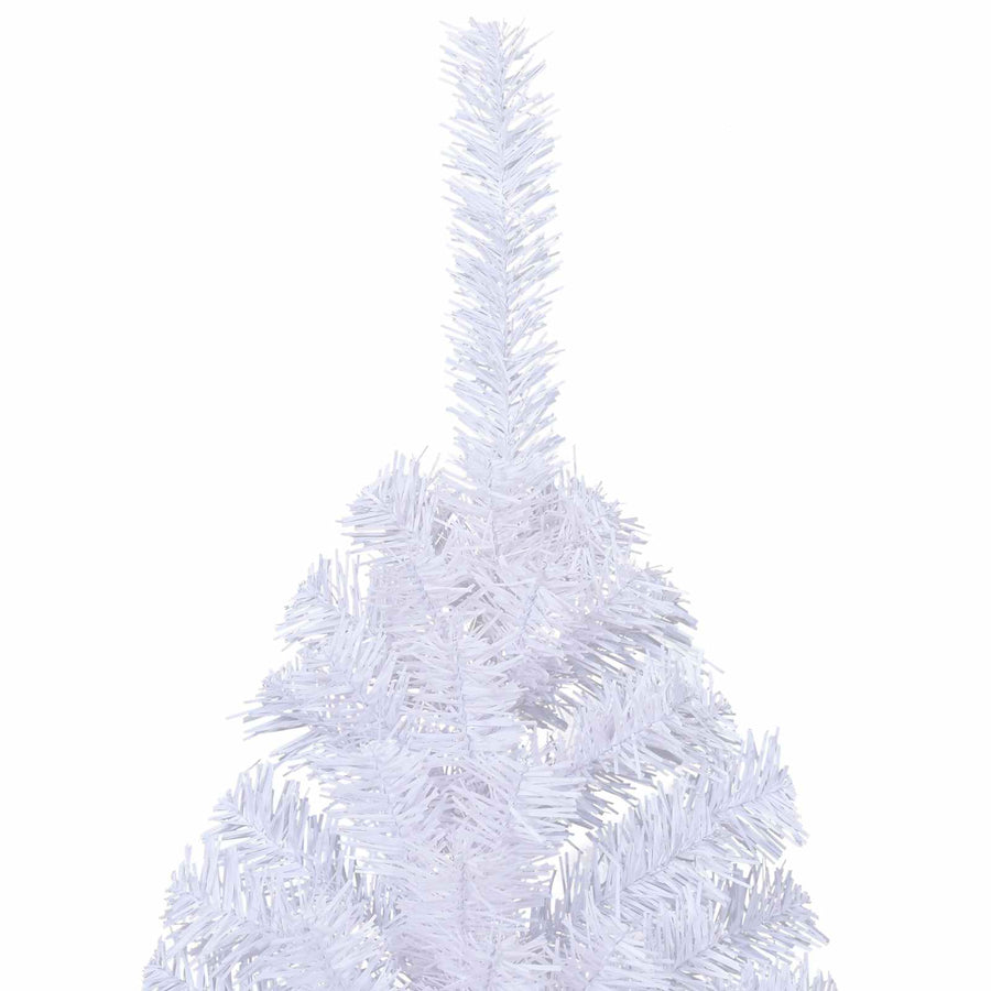 Kunstkerstboom met 300 LED Wit 240 cm PVC en staal