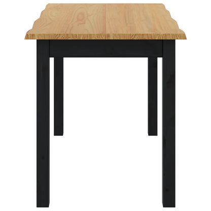 Eettafel EKAI Zwart 112 x 70 x 76,5 cm Massief grenenhout