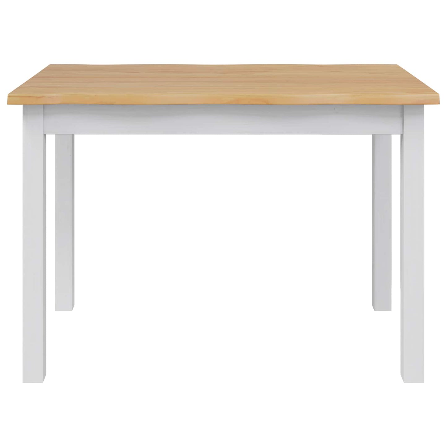 Eettafel EKAI Wit 112 x 70 x 76,5 cm Massief grenenhout