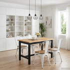 Bartafel EKAI 112x70x91 cm zwart massief grenenhout