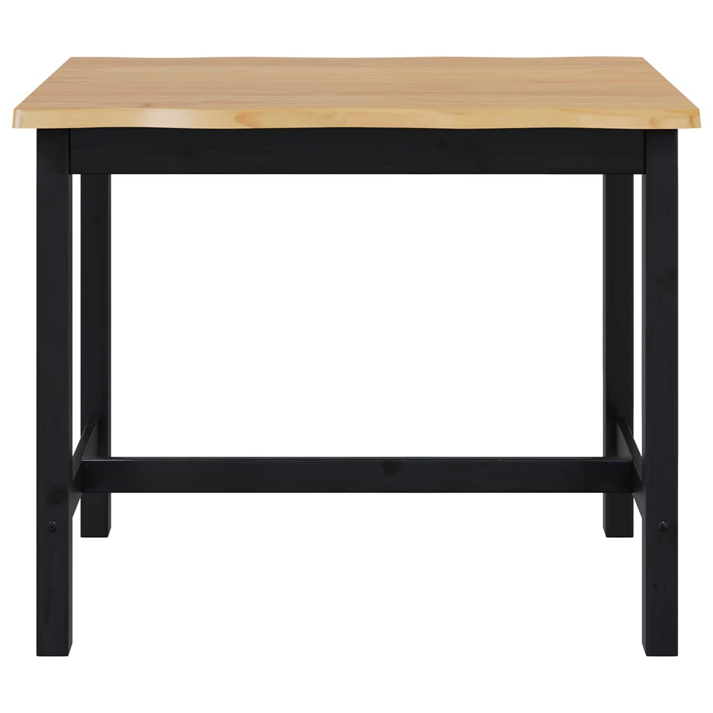 Hoge bartafel EKAI Zwart 112 x 70 x 91 cm Massief grenenhout