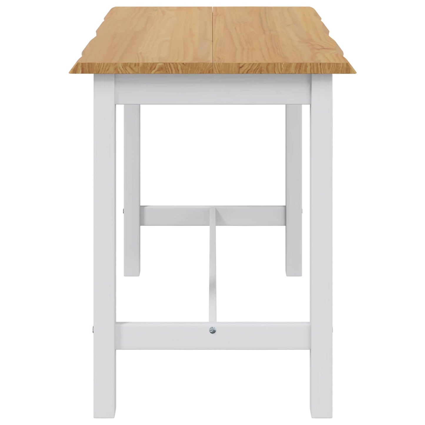Hoge bartafel EKAI Wit 112 x 70 x 91 cm Massief grenenhout