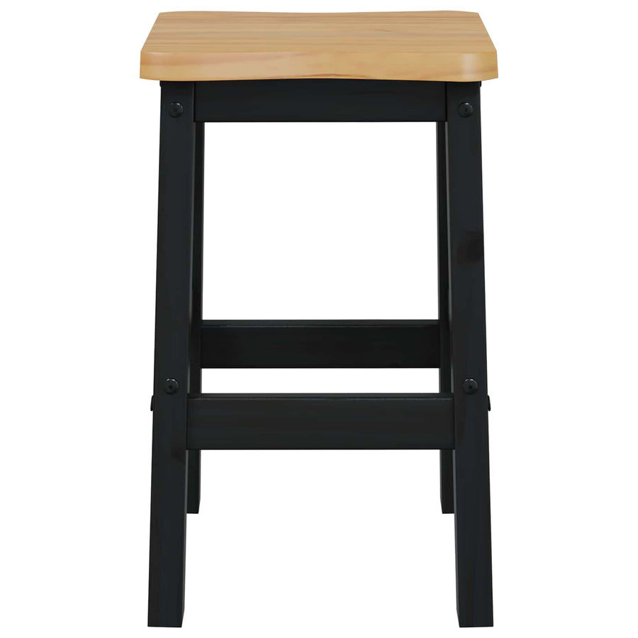 Hoge Barkruk EKAI 2 pcs Zwart 40 x 29 x 63 cm