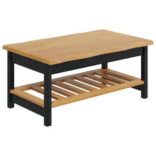 Salontafel EKAI Zwart 100 x 60 x 45,5 cm Massief grenenhout