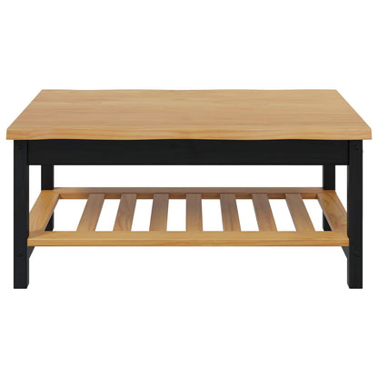 Salontafel EKAI Zwart 100 x 60 x 45,5 cm Massief grenenhout
