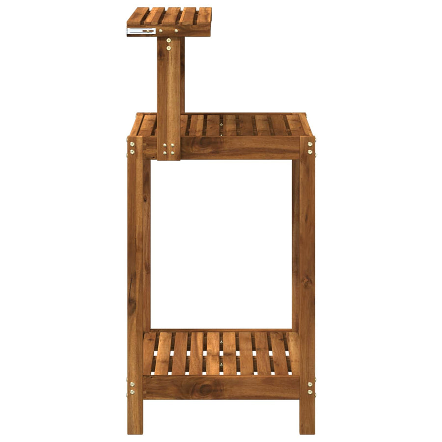 Buiten pottingbank 56,5 x 48,5 x 107 cm Massief Acaciahout