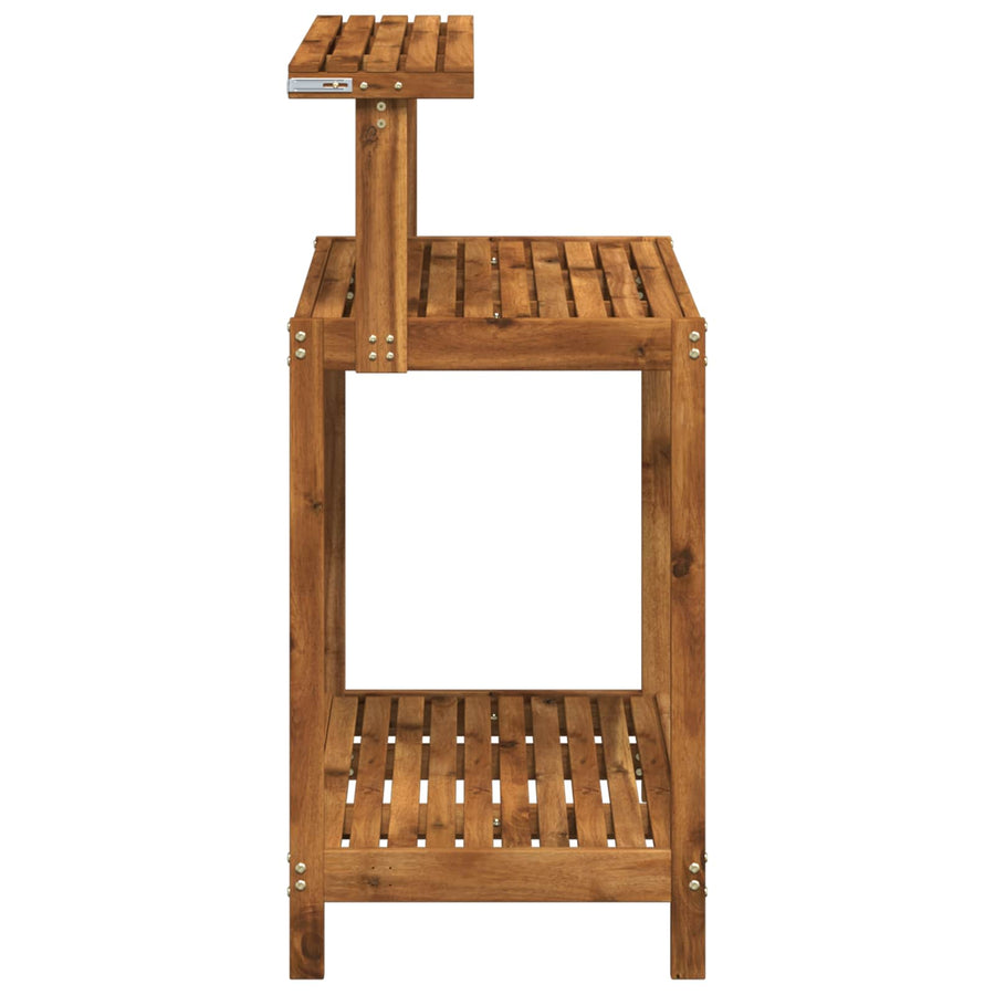 Buiten pottingbank 86,5 x 48,5 x 106 cm Massief Acaciahout