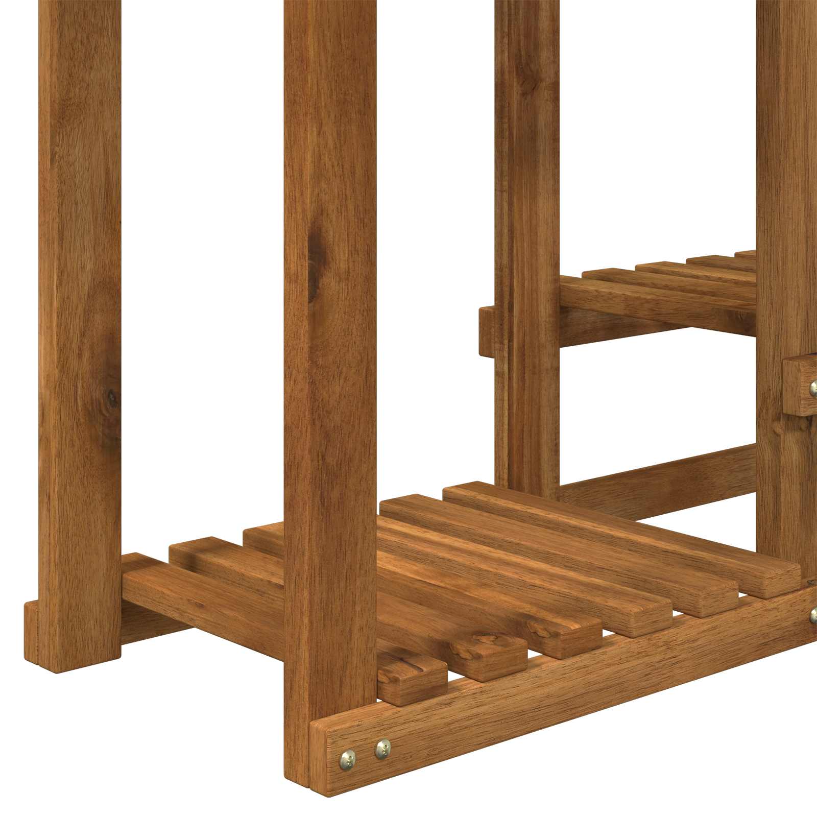 Plantenstandaard Naturel 90 x 25 x 73 cm Massief Acaciahout