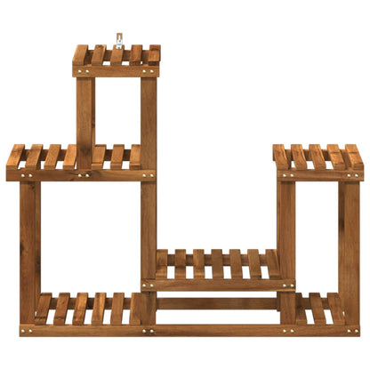 Plantenstandaard Naturel 90 x 25 x 73 cm Massief Acaciahout