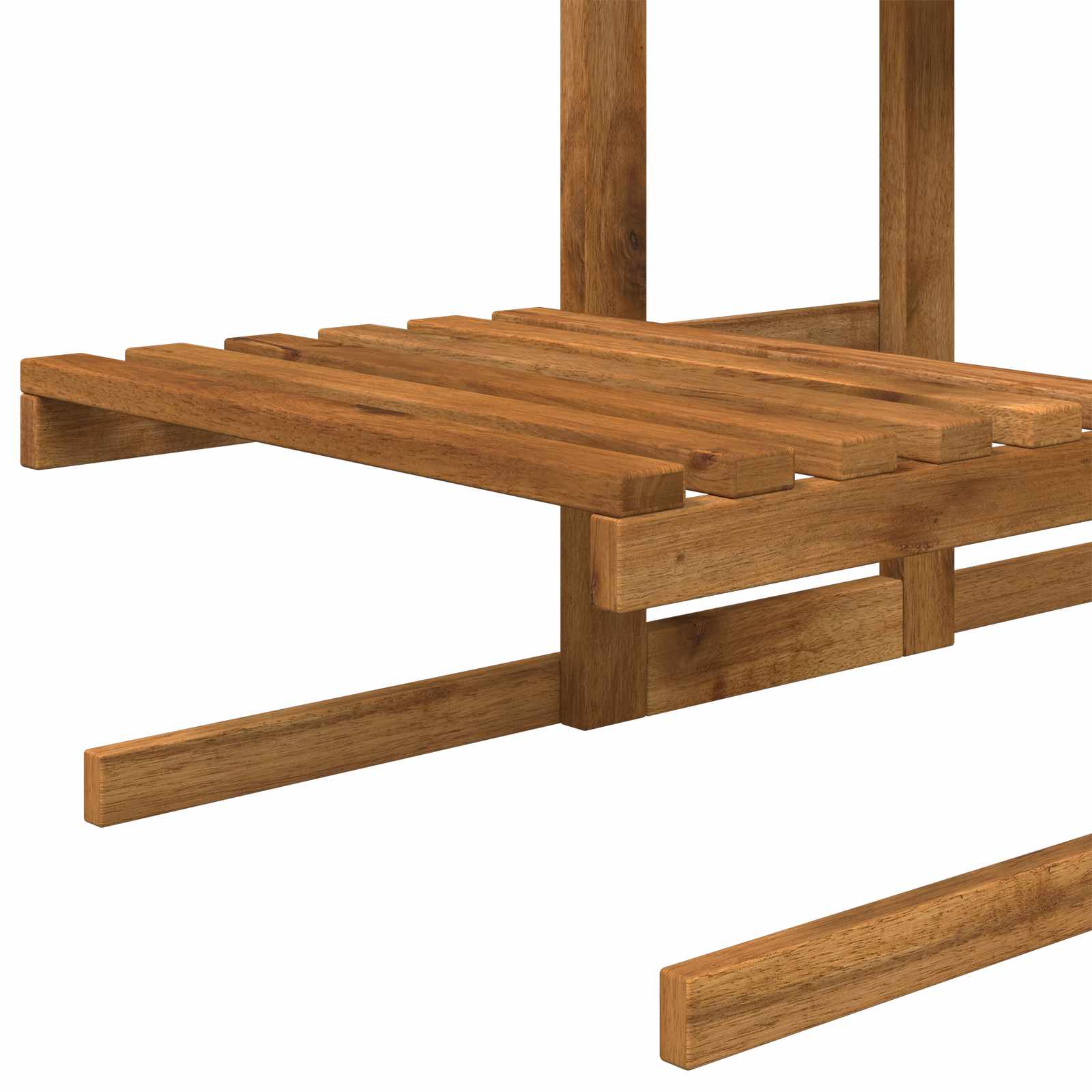 Plantenstandaard Naturel 82 x 36 x 60 cm Massief Acaciahout