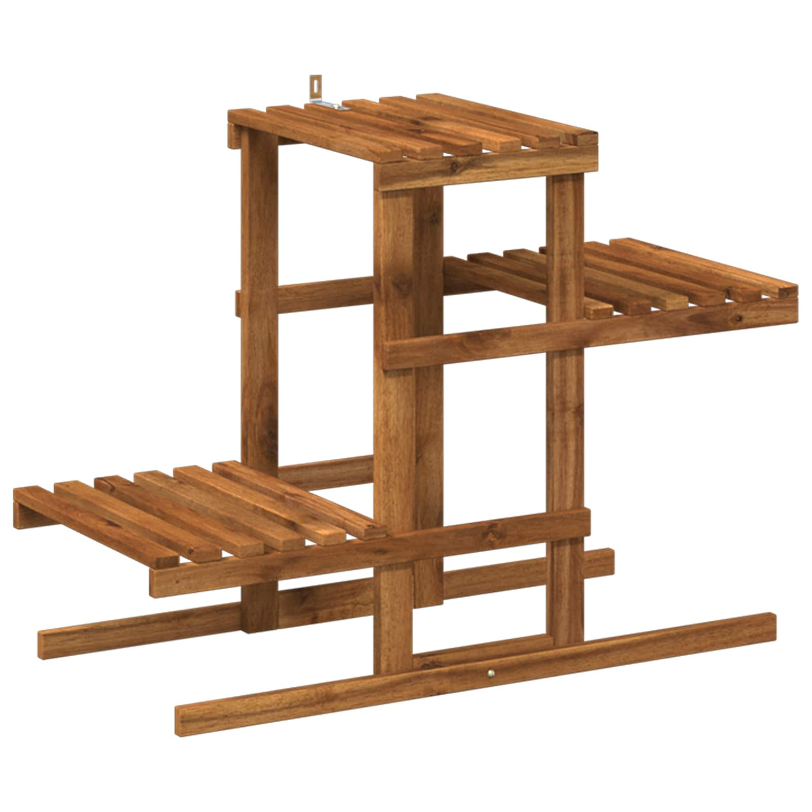 Plantenstandaard Naturel 82 x 36 x 60 cm Massief Acaciahout