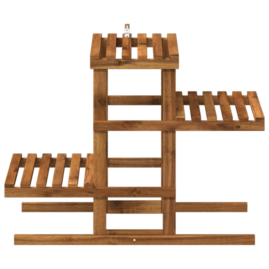 Plantenstandaard Naturel 82 x 36 x 60 cm Massief Acaciahout