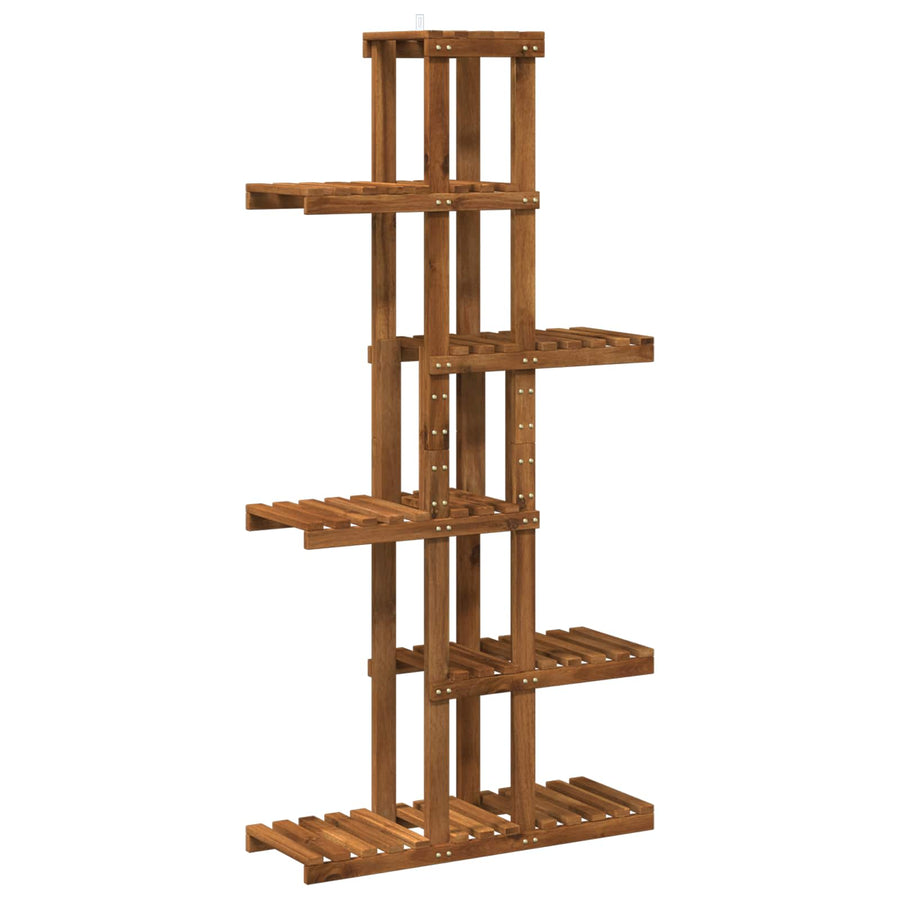 Plantenstandaard Naturel 68 x 23,5 x 140 cm Massief Acaciahout