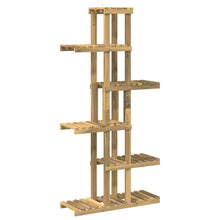 Plantenstandaard Wit 68 x 23,5 x 140 cm Massief Acaciahout