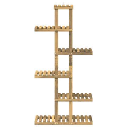Plantenstandaard Wit 68 x 23,5 x 140 cm Massief Acaciahout
