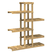 Plantenstandaard Wit 93 x 25 x 114,5 cm Massief Acaciahout