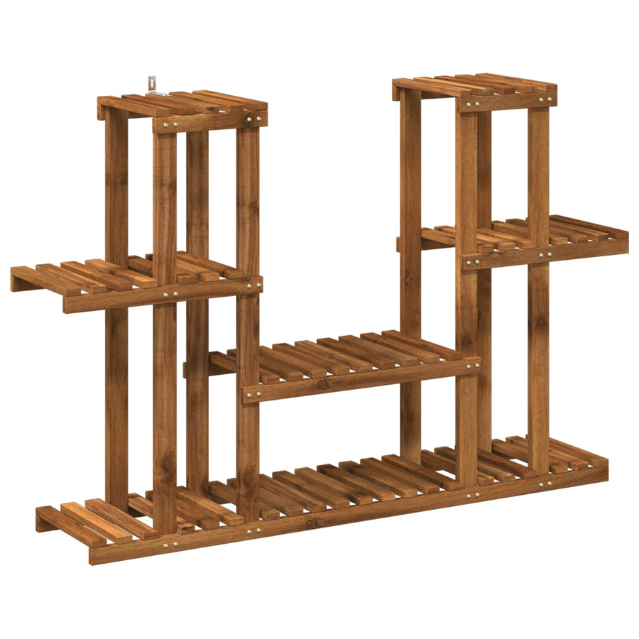 Plantenstandaard Naturel 123 x 25 x 78,5 cm Massief Acaciahout