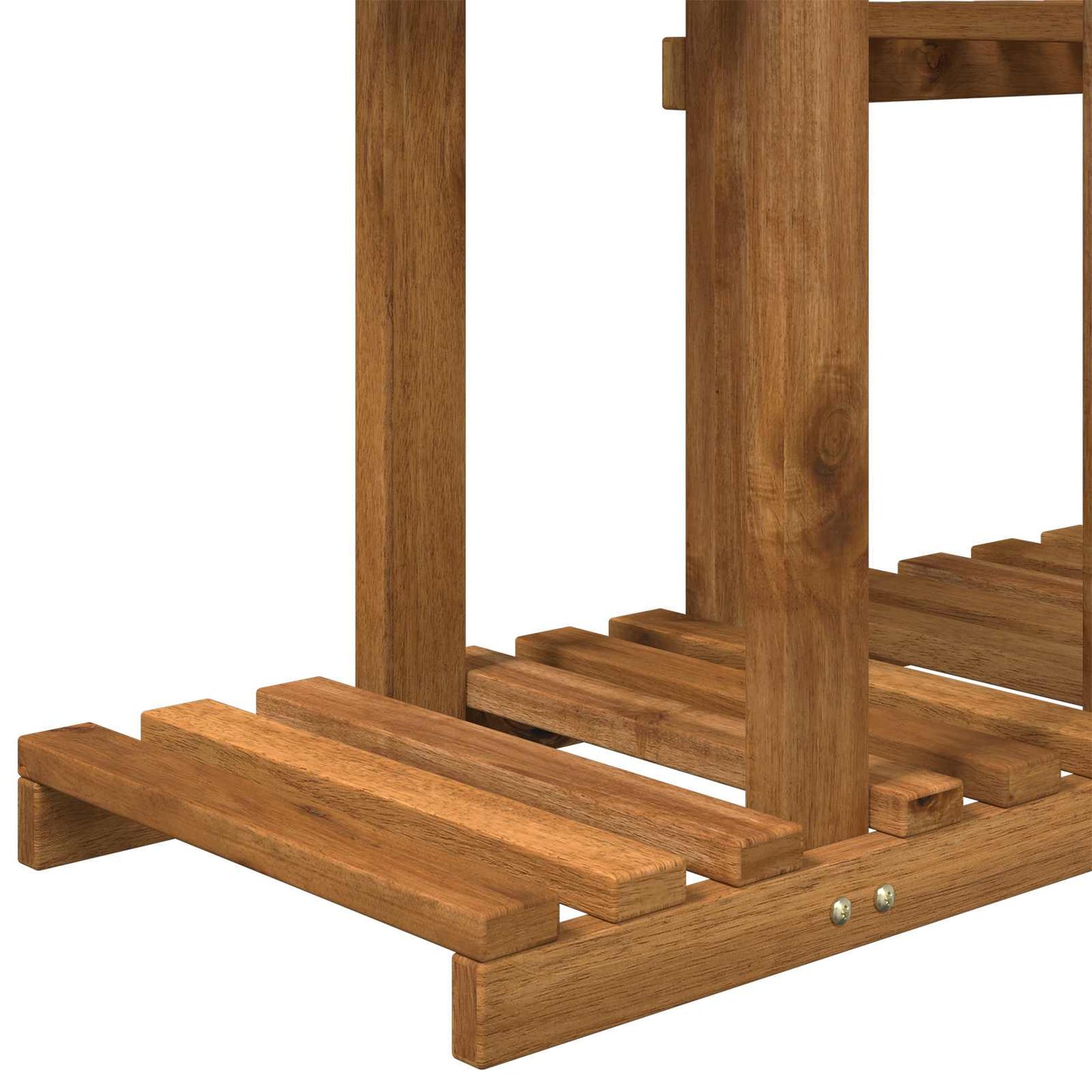 Plantenstandaard Naturel 123 x 25 x 114,5 cm Massief Acaciahout