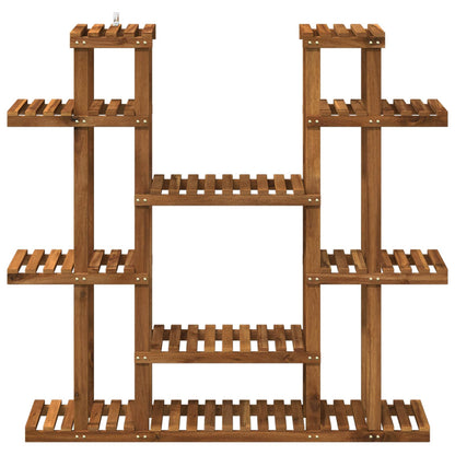 Plantenstandaard Naturel 123 x 25 x 114,5 cm Massief Acaciahout