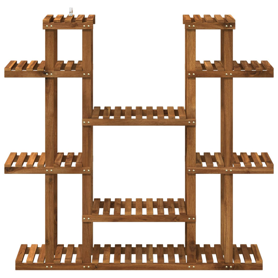 Plantenstandaard Naturel 123 x 25 x 114,5 cm Massief Acaciahout