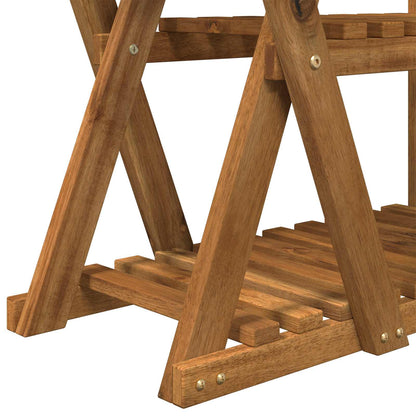 Plantenstandaard Naturel 95 x 25 x 101,5 cm Massief Acaciahout