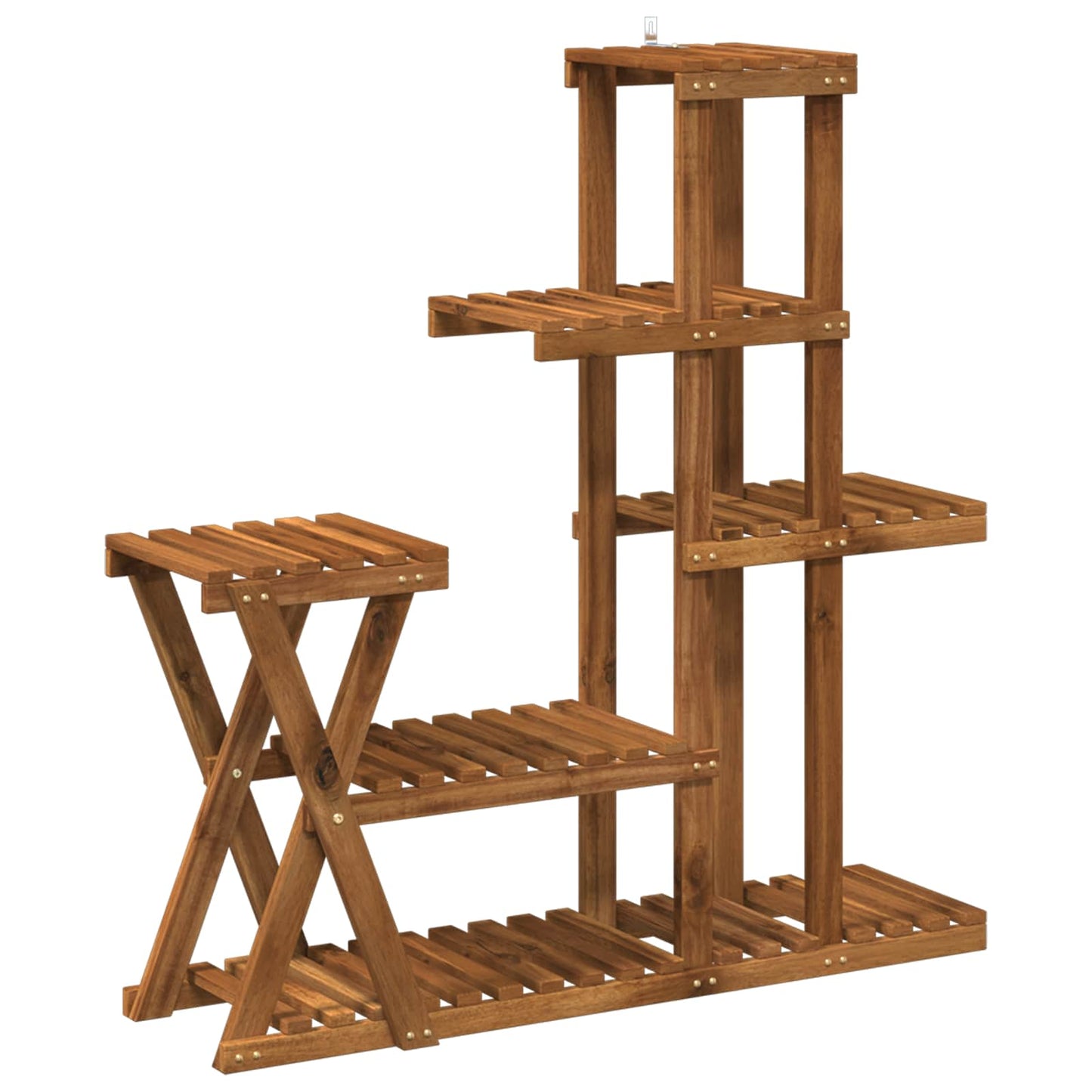 Plantenstandaard Naturel 95 x 25 x 101,5 cm Massief Acaciahout