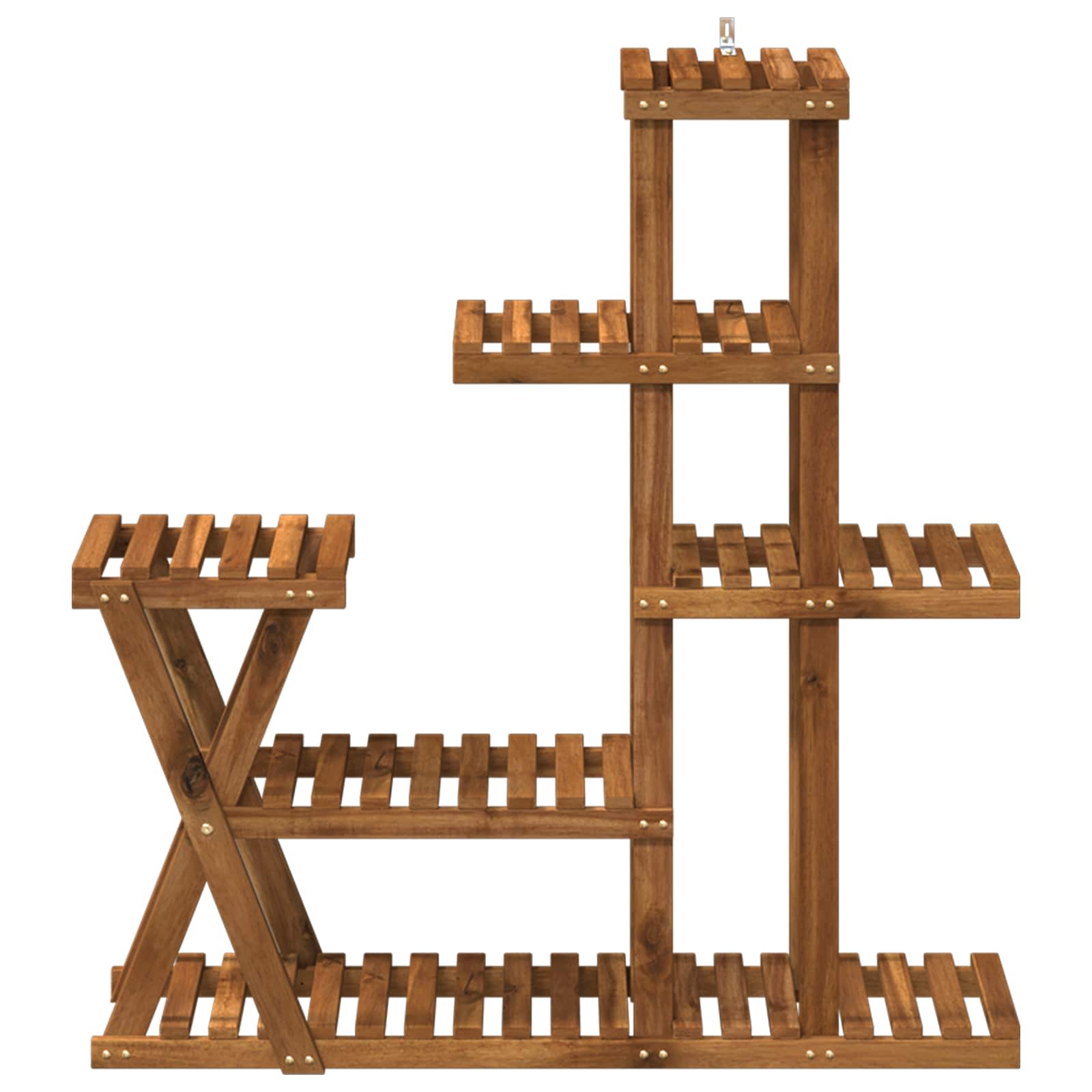 Plantenstandaard Naturel 95 x 25 x 101,5 cm Massief Acaciahout