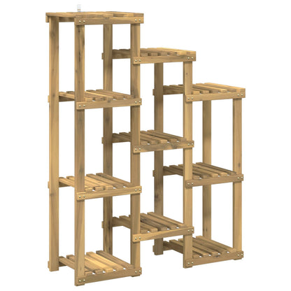 Plantenstandaard Wit 85 x 30 x 114,5 cm Massief Acaciahout