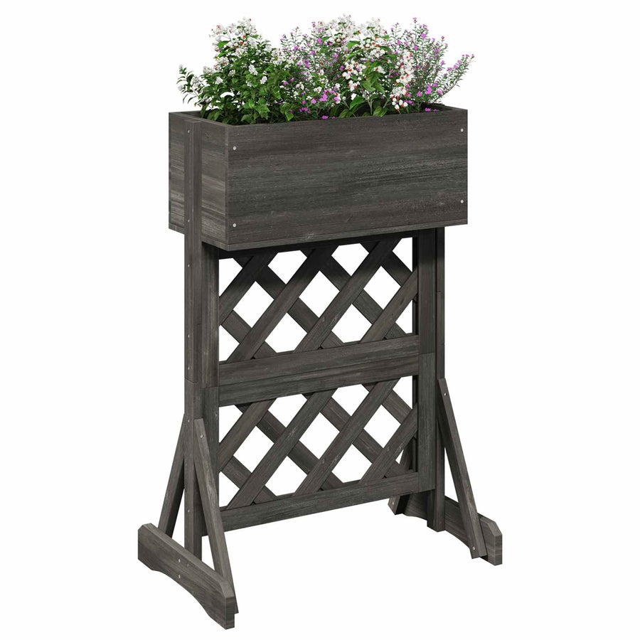 Verticale Tuin Trellis Grijs 48 x 30 x 70,5 cm