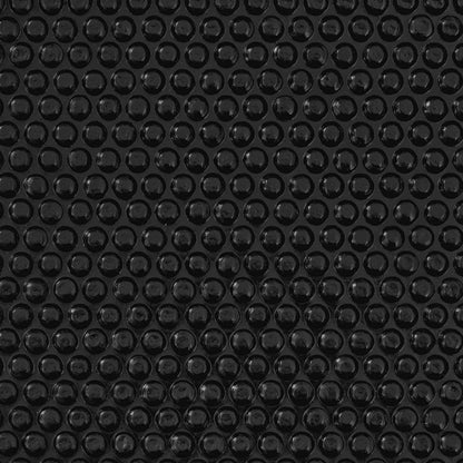 Zwembadcover Zwart en Blauw 1000 x 500 cm PE