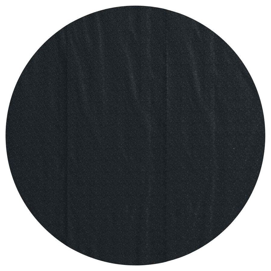Zwaar Kwaliteit Zwembadafdekking Zwart en Blauw Ø 488 cm 0,2 mm