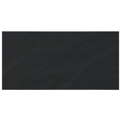 Zwaar Kwaliteit Zwembadafdekking Zwart en Blauw 975 x 488 cm PE
