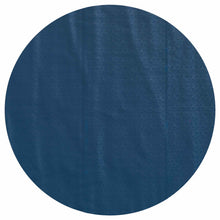 Zwembadcover Zwart en Blauw 600 cm PE