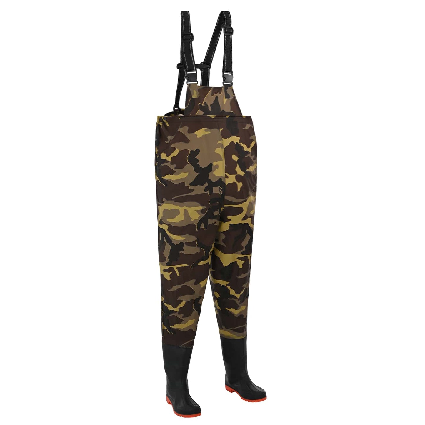 Chest Waders met laarzen PVC gecoate polyester Afmeting 39