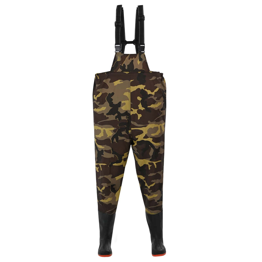 Chest Waders met laarzen PVC gecoate polyester Afmeting 39