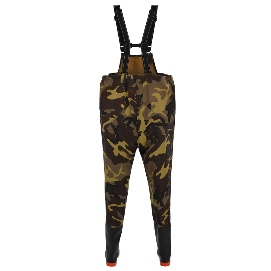 Chest Waders met laarzen PVC gecoate polyester Afmeting 45