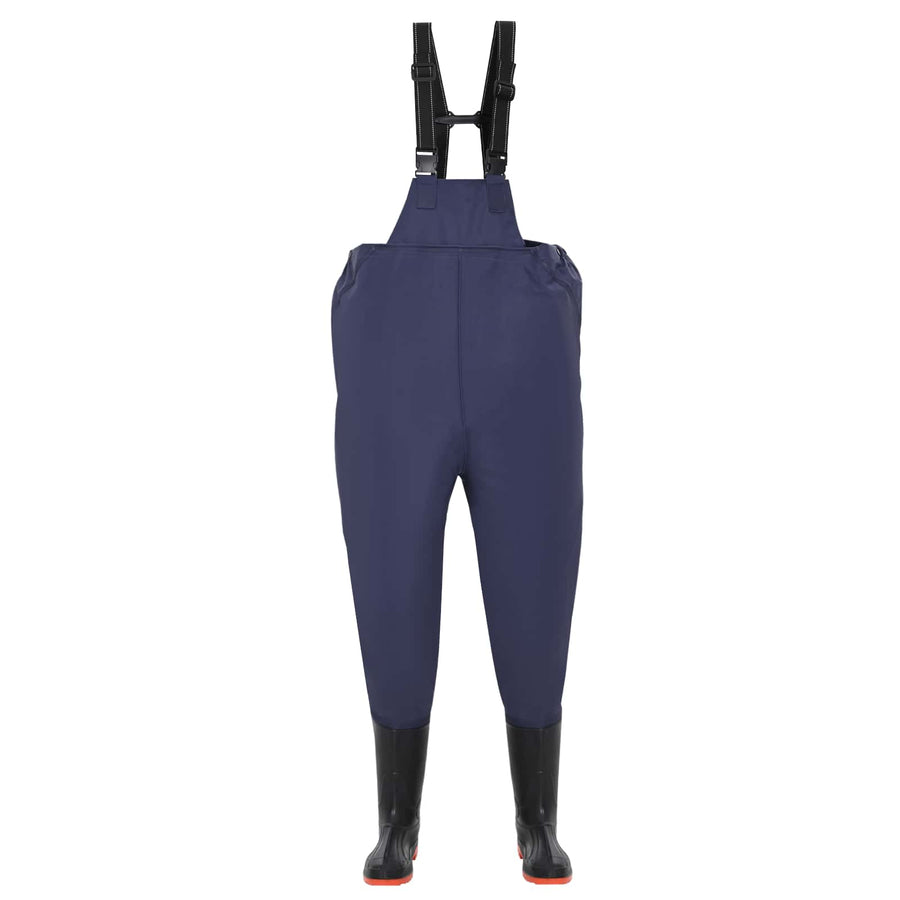 Chest Waders met laarzen PVC gecoate polyester Afmeting 41