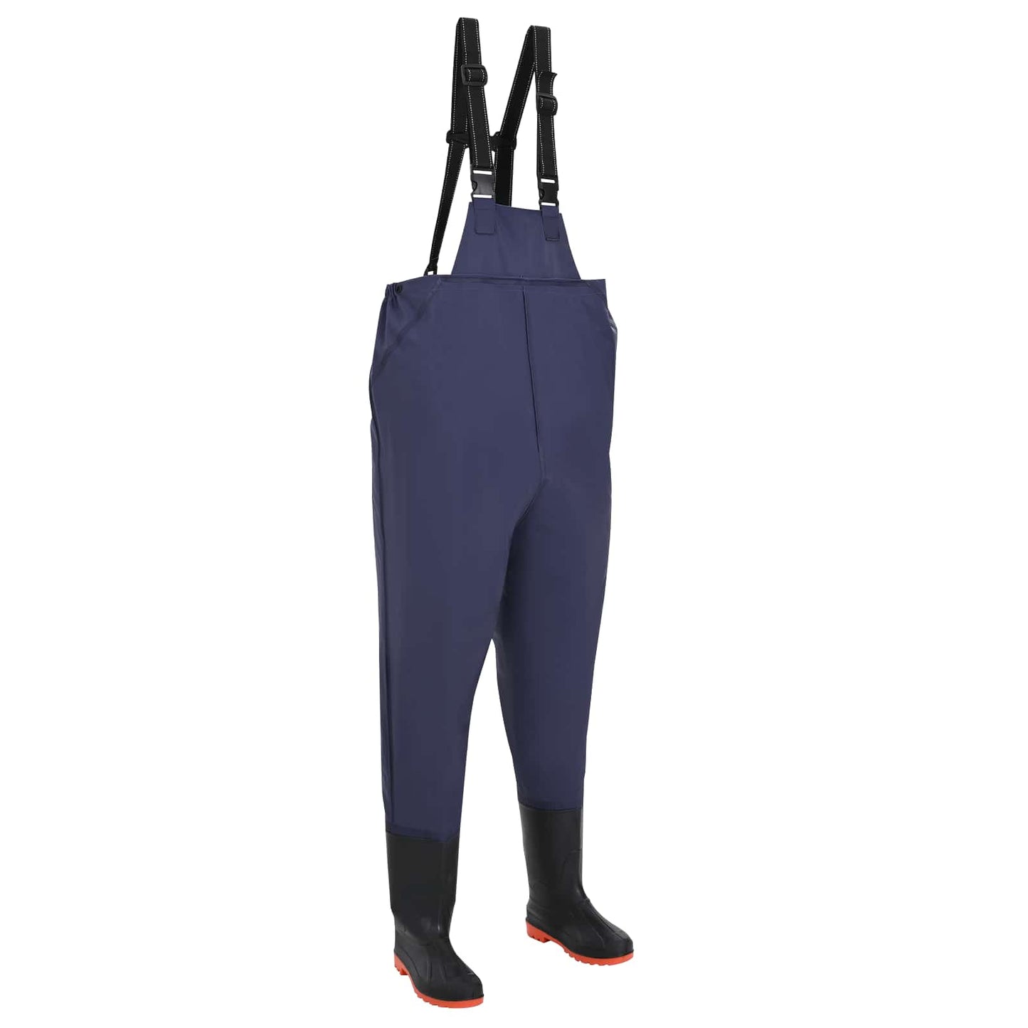 Chest Waders met laarzen PVC gecoate polyester Afmeting 42