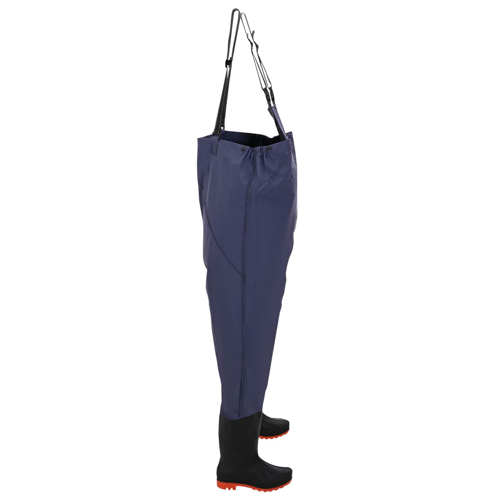 Chest Waders met laarzen PVC gecoate polyester Afmeting 42