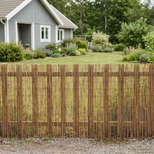 Tuinhek Geë carboniseerd 500 x 90 cm Riet