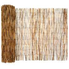 Tuinhek Geë carboniseerd 500 x 90 cm Riet