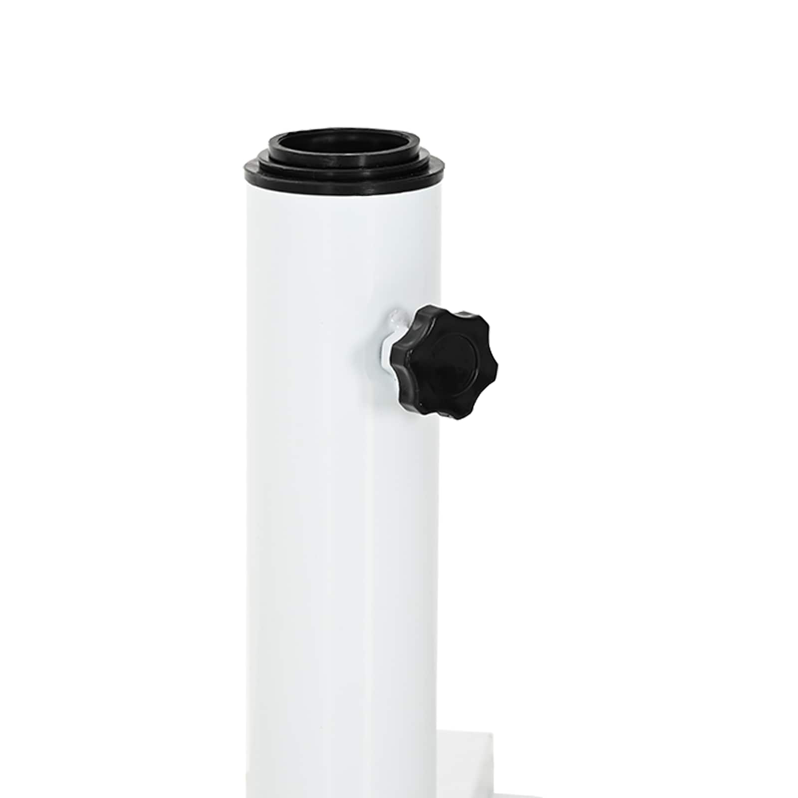 Parasol Stand Wit Staal