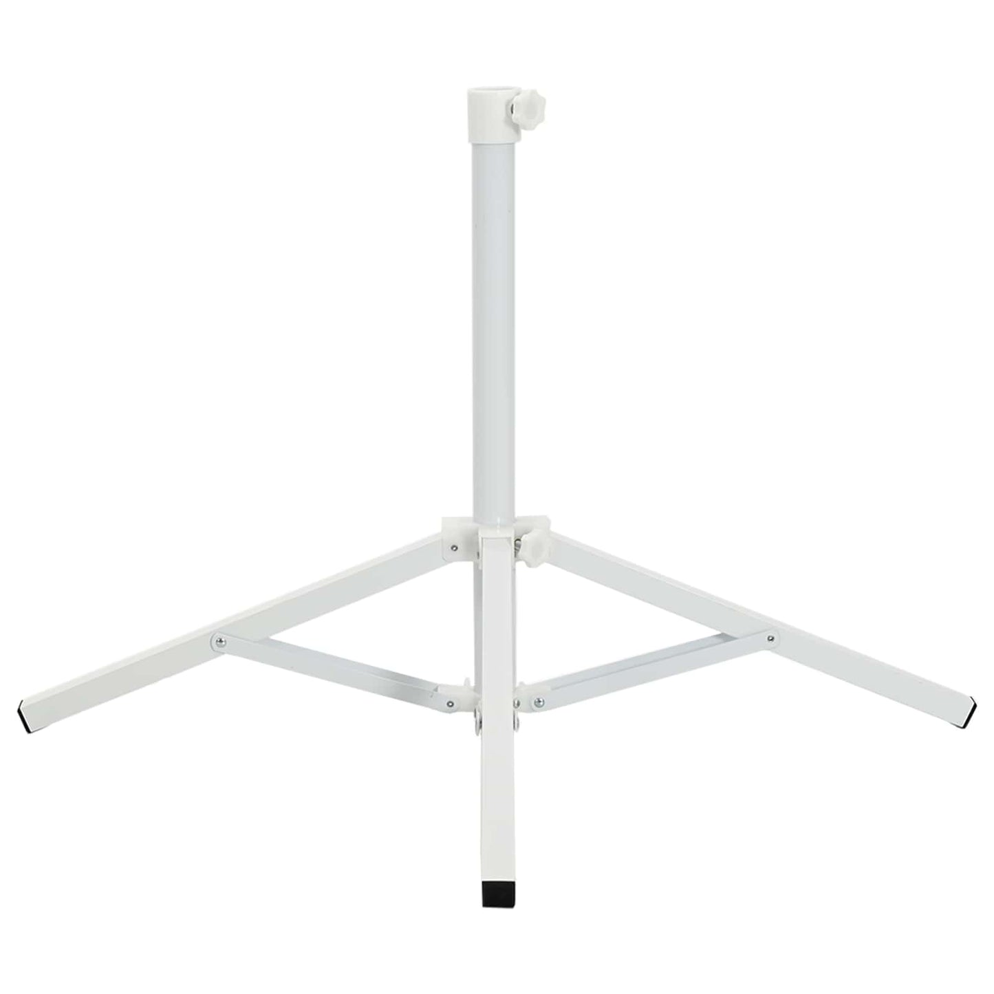 Parasolvoet Wit Staal voor paal van 25-32 mm