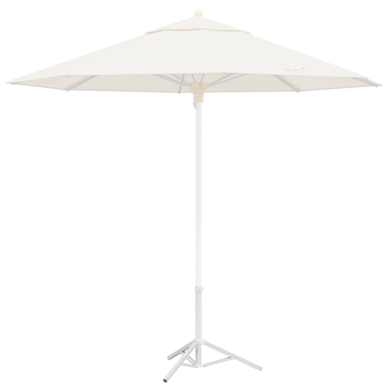 Parasol Stand Wit Staal for 25-32 mm Pole
