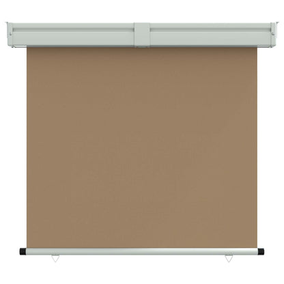 Zijscherm Balkon 100% polyester ijzer staal