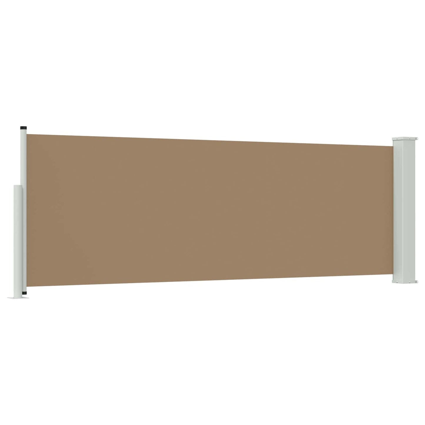 Uittrekbaar Zijscherm Taupe 300 x 100 cm Polyester