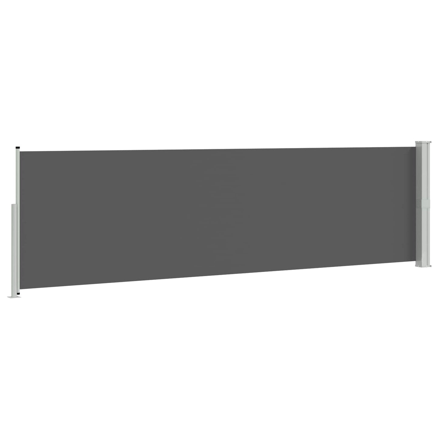 Uittrekbaar Zijscherm Antracietkleurig 300 x 140 cm Polyester
