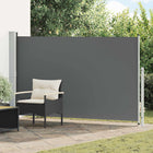 Retractable Side Awning Anthracite 300 x 180 cm Polyester