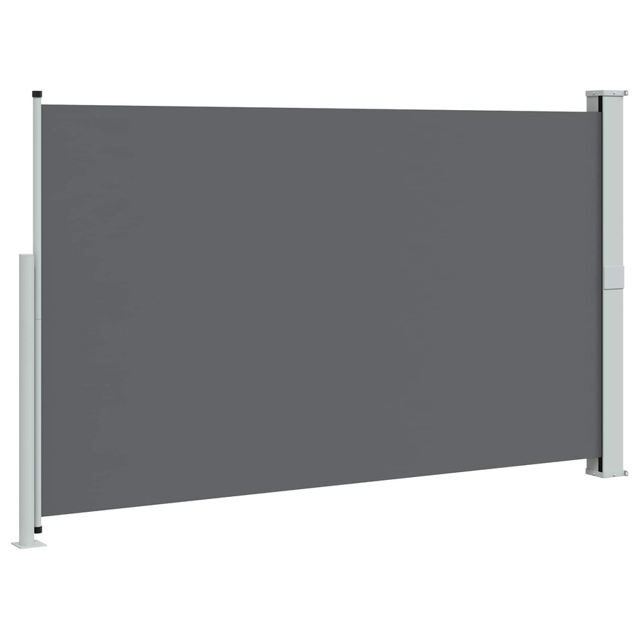 Uittrekbaar Zijscherm Antracietkleurig 300 x 180 cm Polyester
