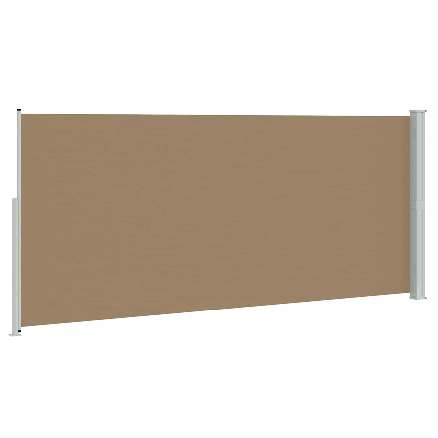 Uittrekbaar Zijscherm Taupe 300 x 220 cm Polyester